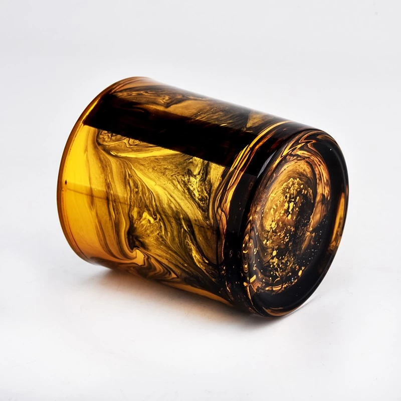 Fancy 8oz Glass Candle Jars