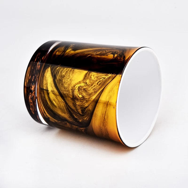 Fancy 8oz Glass Candle Jars