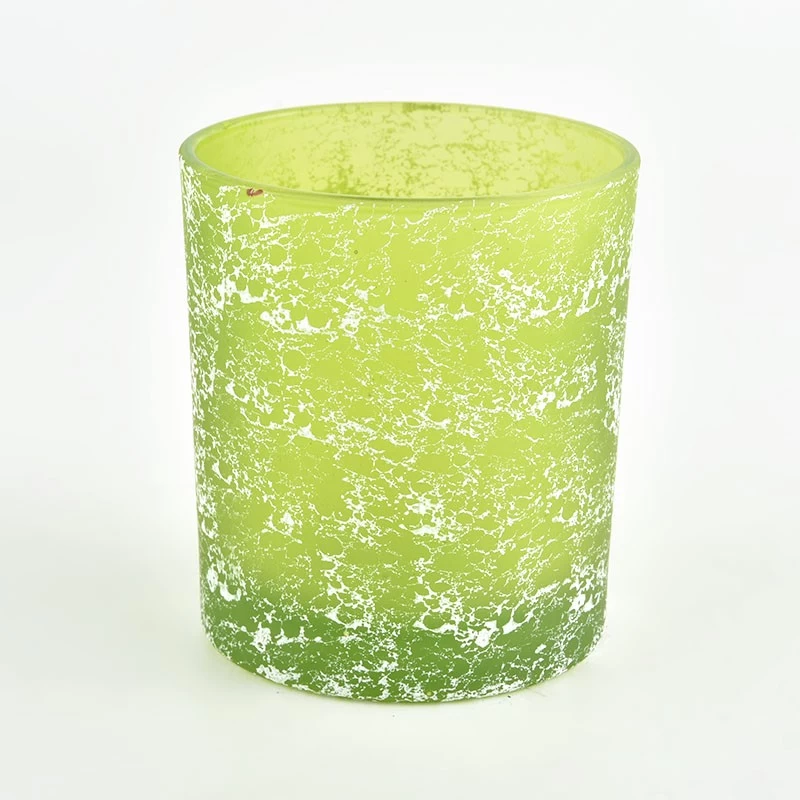 Spring Collection Green Glass Candle Holders Wholesale