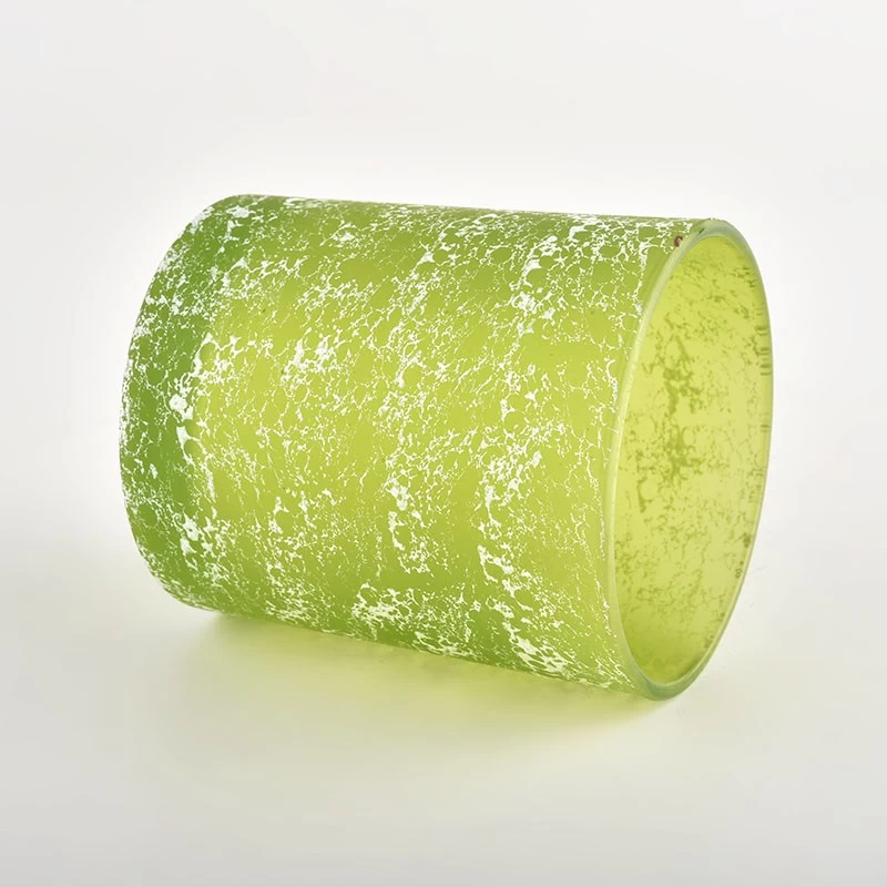Spring Collection Green Glass Candle Holders Wholesale