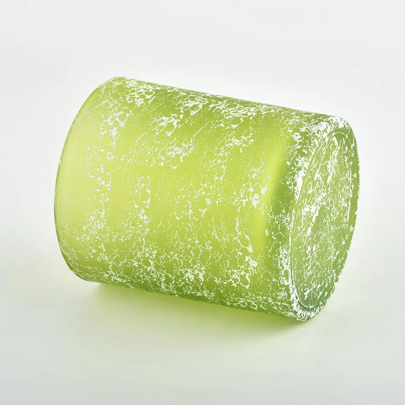 Spring Collection Green Glass Candle Holders Wholesale