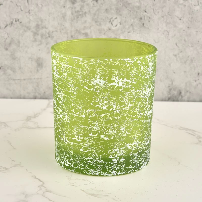 Spring Collection Green Glass Candle Holders Wholesale