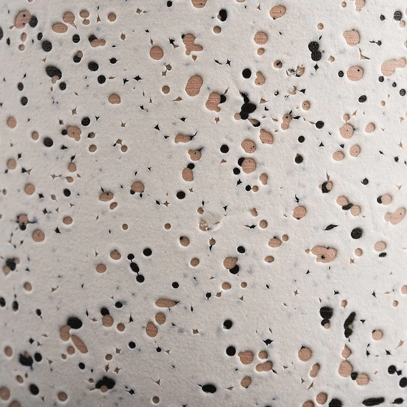 Balang Lilin Seramik Speckles Unik 10oz 11oz Lilin Wangi Balang Lilin Seramik Borong