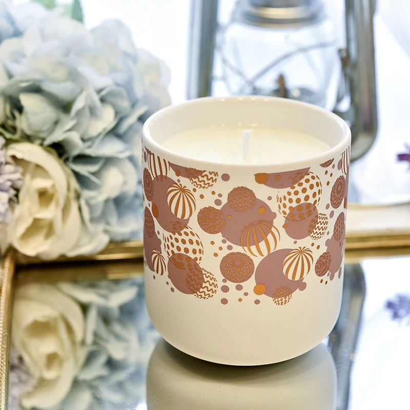 luxury soft touch 10oz ceramic candle jar - COPY - j9htsg