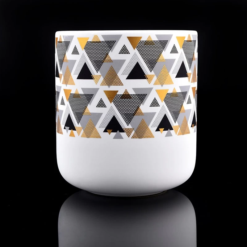 barattolo di candela in ceramica di lusso soft touch da 10 once