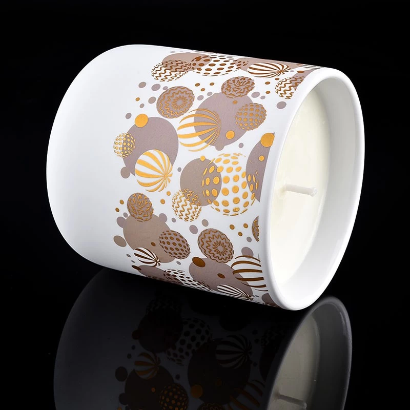 luxury soft touch 10oz ceramic candle jar - COPY - j9htsg