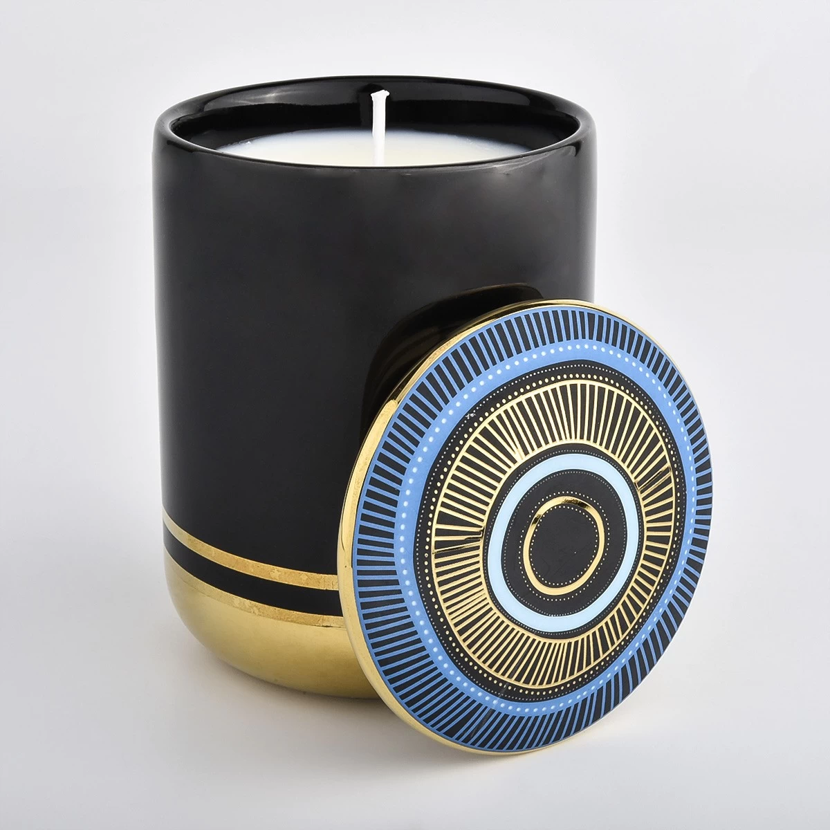 Candela in ceramica Vasi per candele in ceramica Vaso in ceramica per la fabbricazione di candele