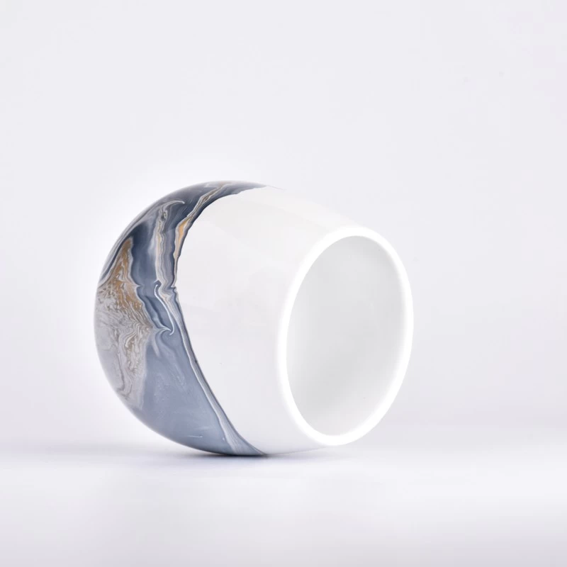 luxury hand made artwork ceramic candle jar