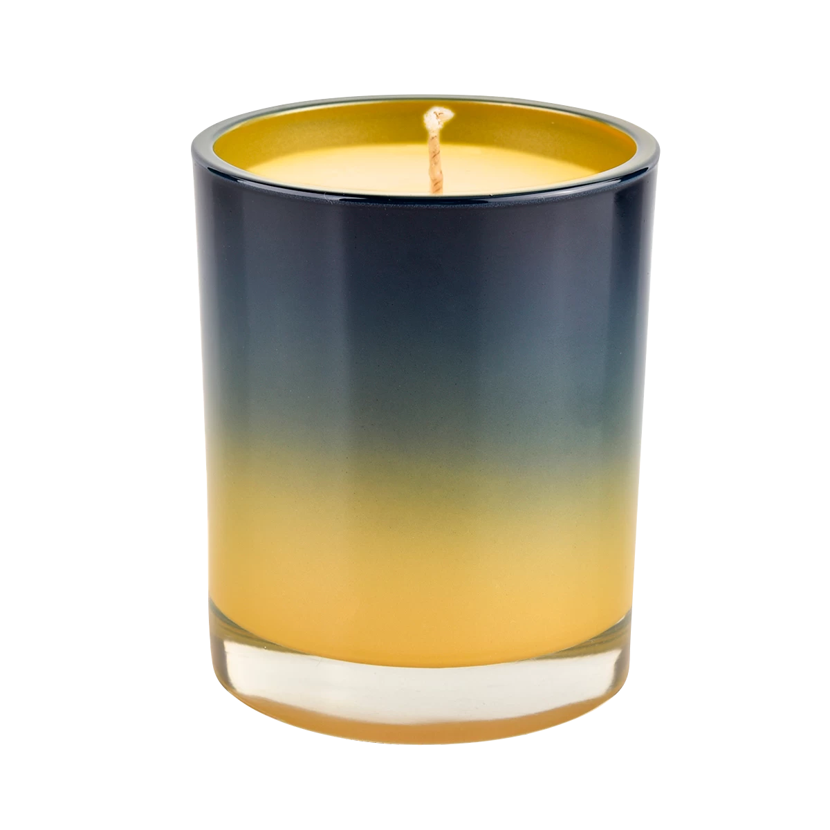 Custom Beautiful Ombre Color Glass Candle Holders 8oz Candle Glass Wholesale Custom Beautiful Ombre Color Glass Candle Holders 8oz Candle Glass Wholesale