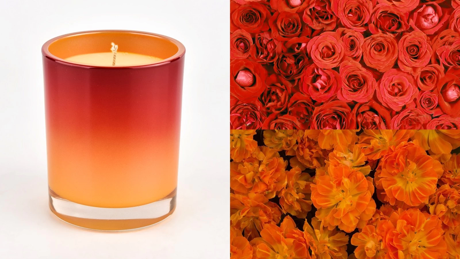 Wholesale Empty Glass Candle Holders Luxury Ombre Glass Vessels for Candle Making