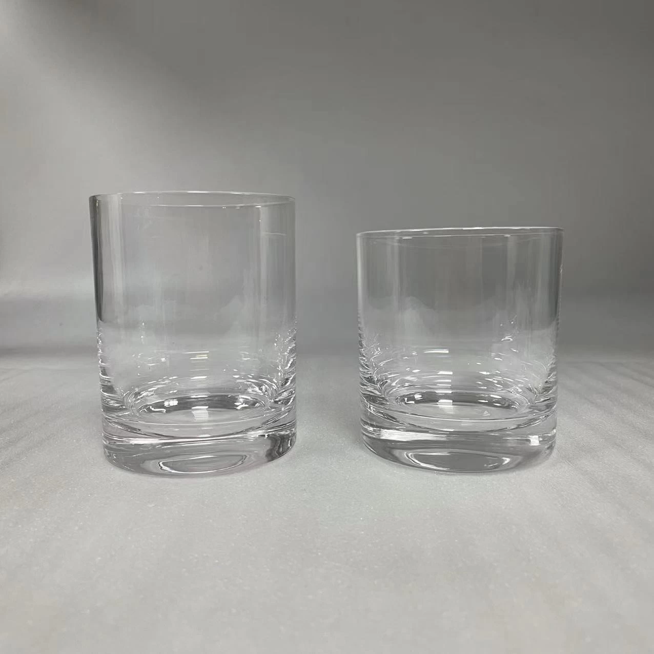 thick bottome machine blown glass candle holders 917/2338