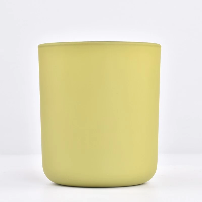 hot sales round bottom two wicks glass candle jars