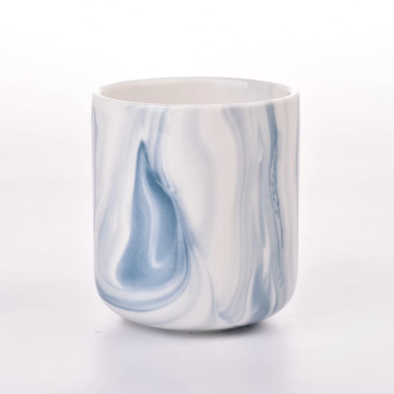Wholesale heat trasfer decoration of sky effect on the ceramic candle holder