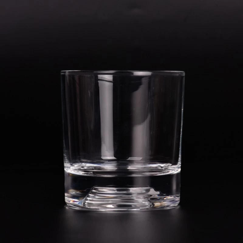 glær 8oz kertakrukka úr gleri með hágæða