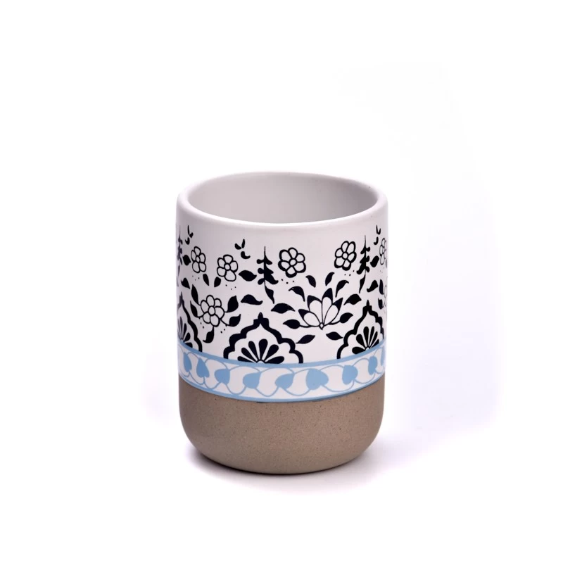 Luxury ceramic candle container small capacity ceramic candle vessel wholesale