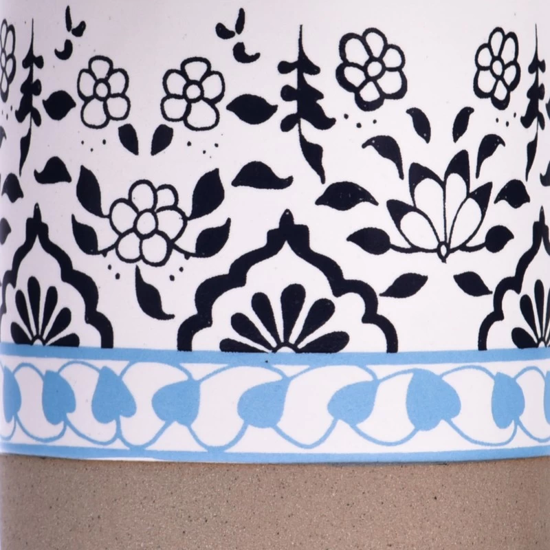 Luxury ceramic candle container small capacity ceramic candle vessel wholesale