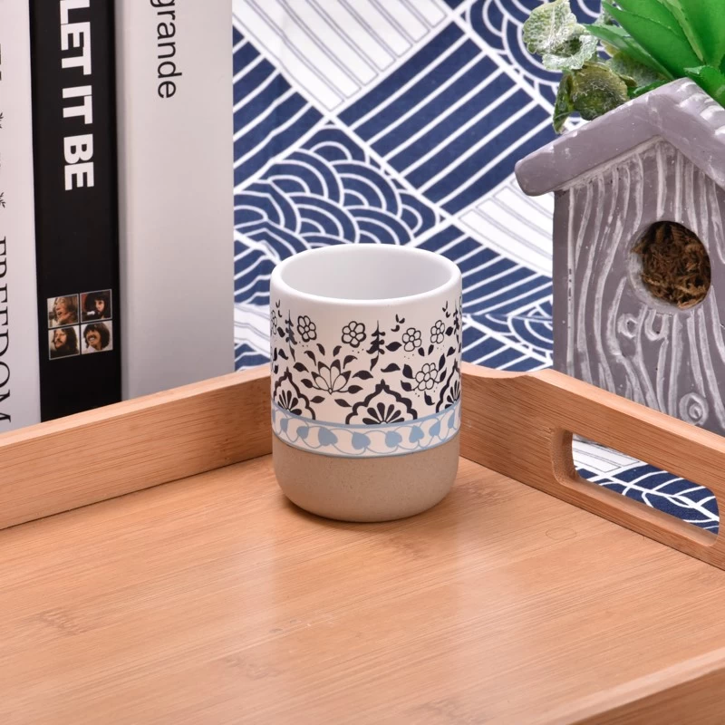 Luxury ceramic candle container small capacity ceramic candle vessel wholesale