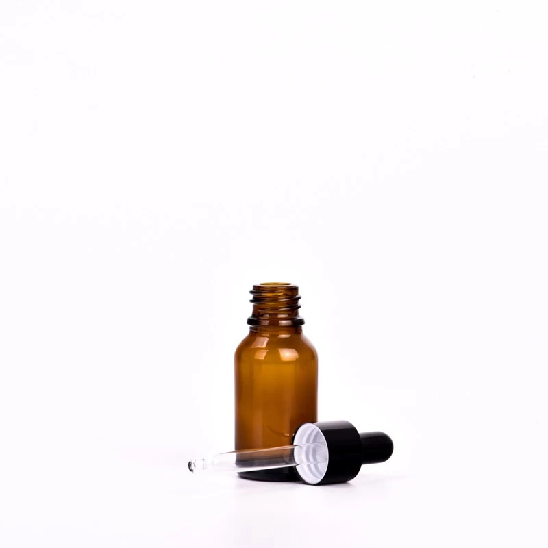 20ml amber glass bottle with dropper 