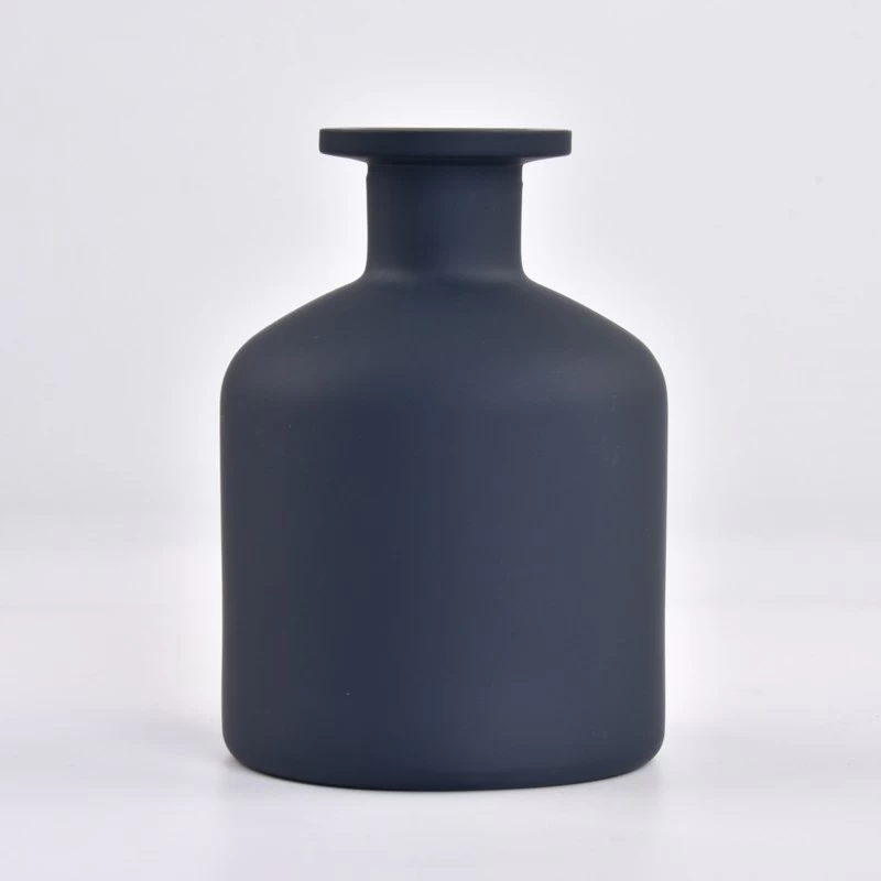 Matte Black Glass Reed Diffuser Bottles 258ml Glass Bottles