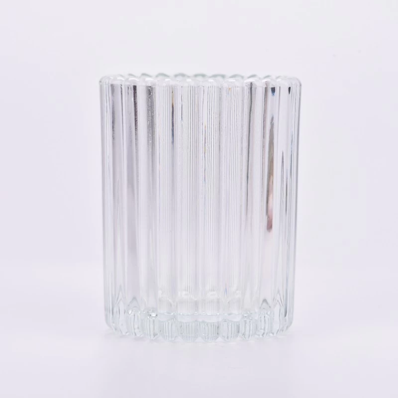 300ml Ribber Glass Candle Jars Wholesale