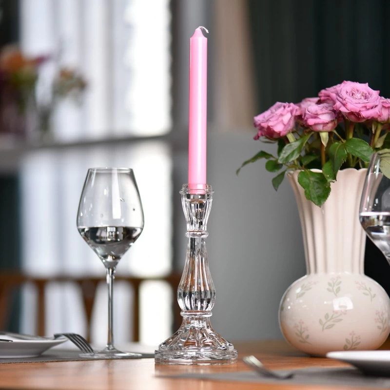 Wholesale Luxury Candle Holder Glass Tall Wedding Decoration Candlesticks