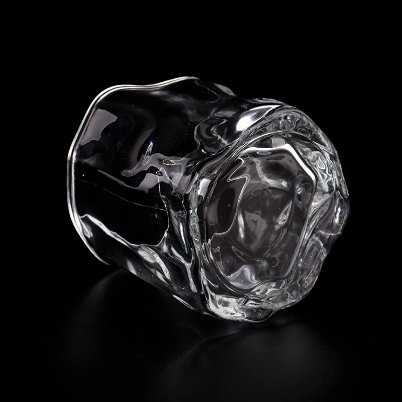 Newly luxury customized twisty 8oz glass jar for wholesale