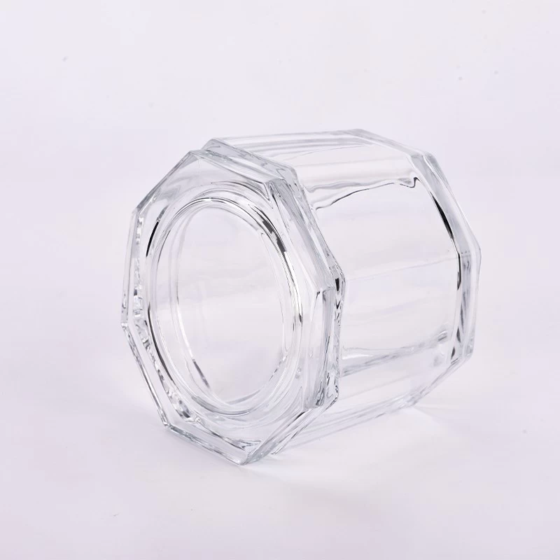 octagon shape candle holders lids for candle making 