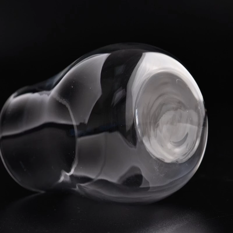Supplier 8oz 10oz machine blown egg shape glass cup Whiskey glass jar