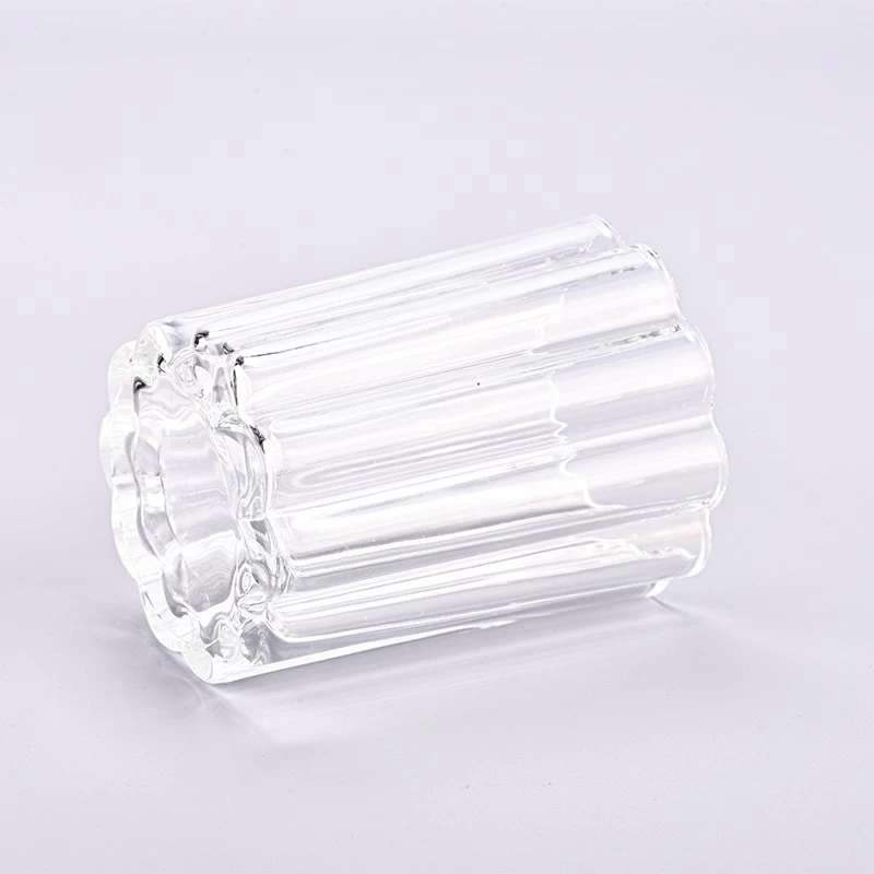 stoples lilin kaca desain garis penjualan panas