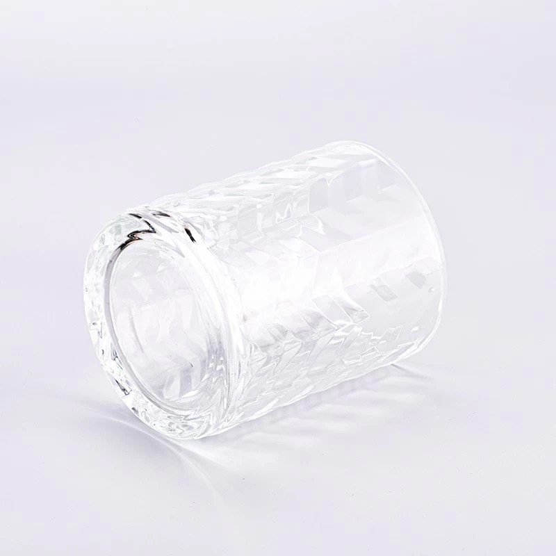 Wholesale exquisite pattern glass candle holder manufacturers