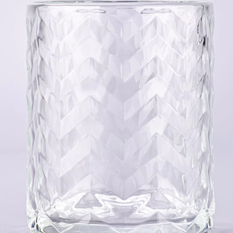 Wholesale exquisite pattern glass candle holder manufacturers