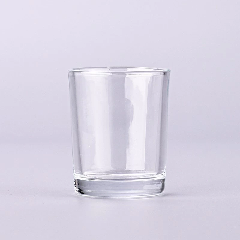 Ihowuliseyili 70ml 80ml iglasi ecacileyo ikhandlela ingqayi for deco ekhaya