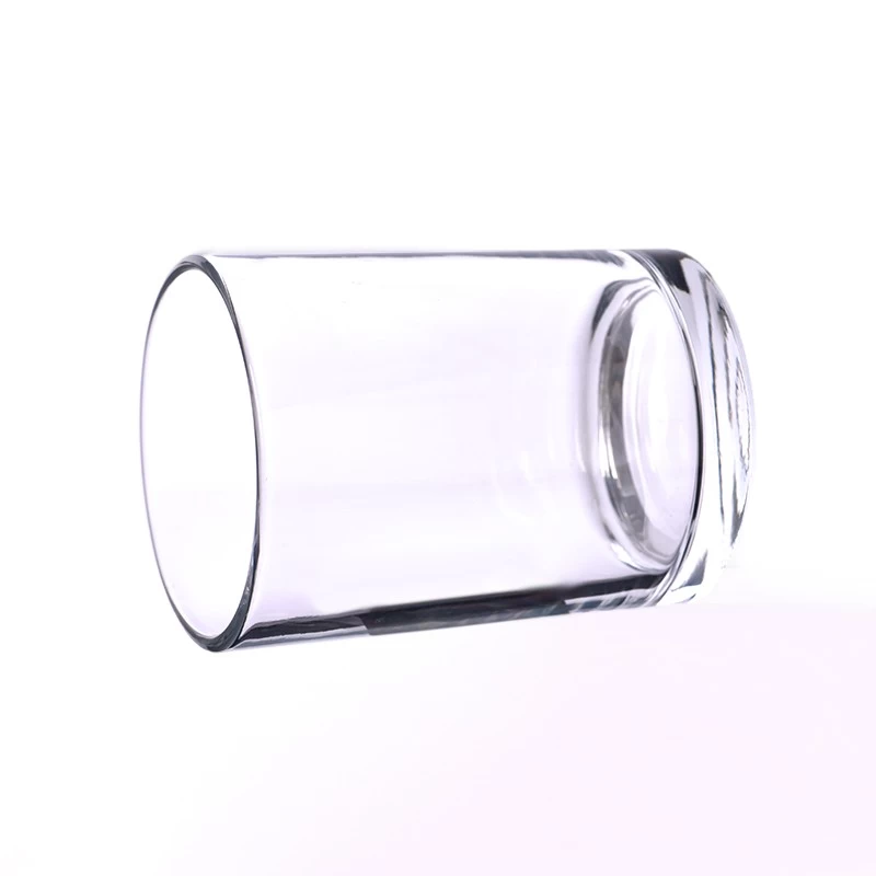 8oz plain glass candle jars candle holders for wholesale