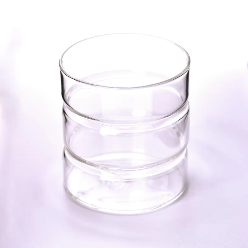 hot sales borosilicate glass candle jar