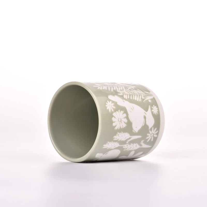 hand made luxury ceramic candle jars