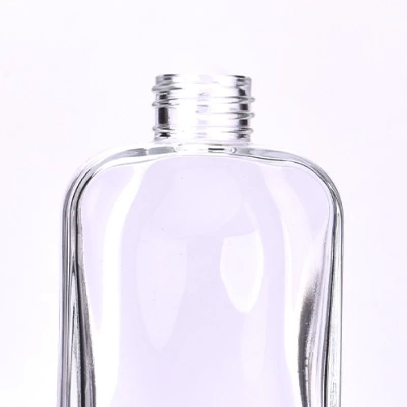 hot sales tall flat glass reed diffuser bottle