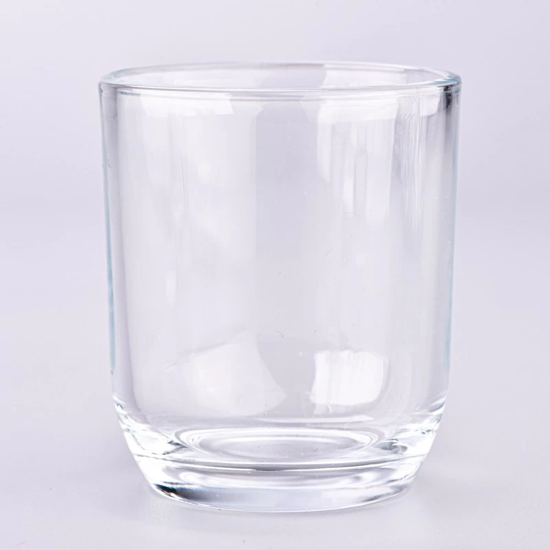 6oz round bottom glass candle jars for wholesale votive candle glass 