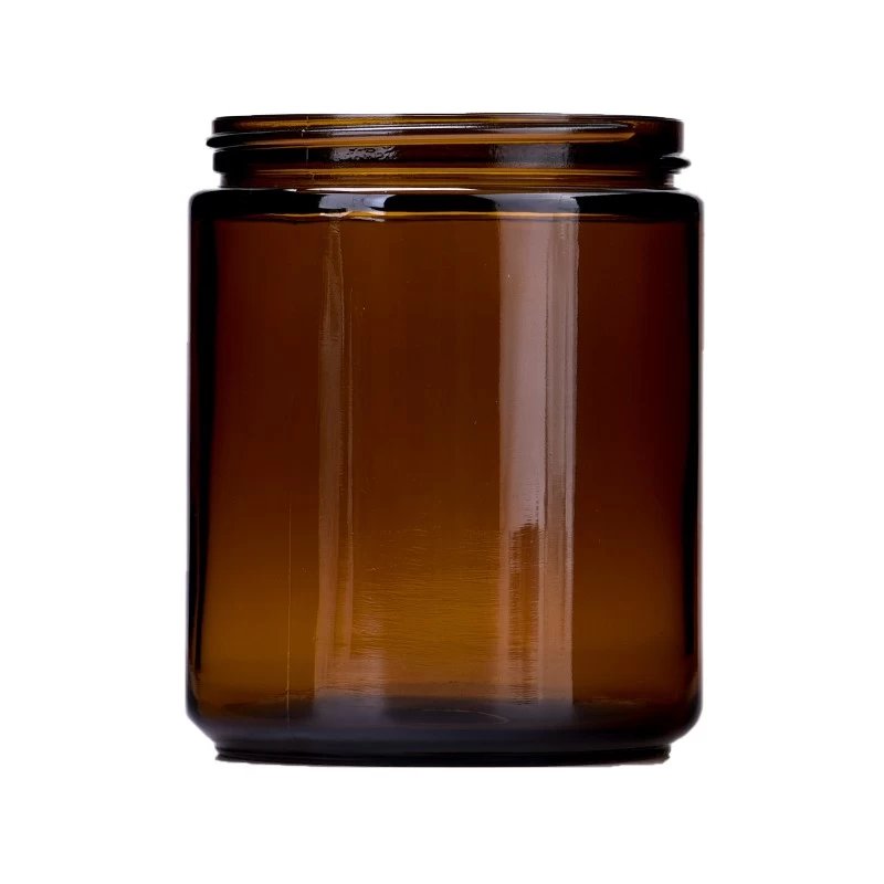 Wholesale stock glass candle jar for soy wax candle glass 