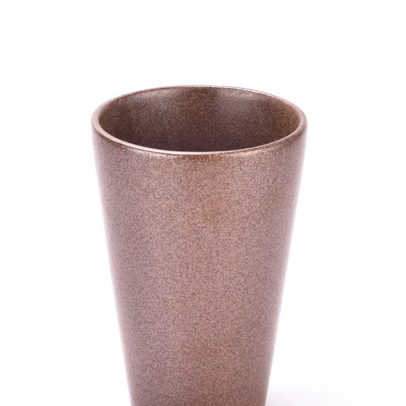 home decor 26oz color glazing ceramic candle jar