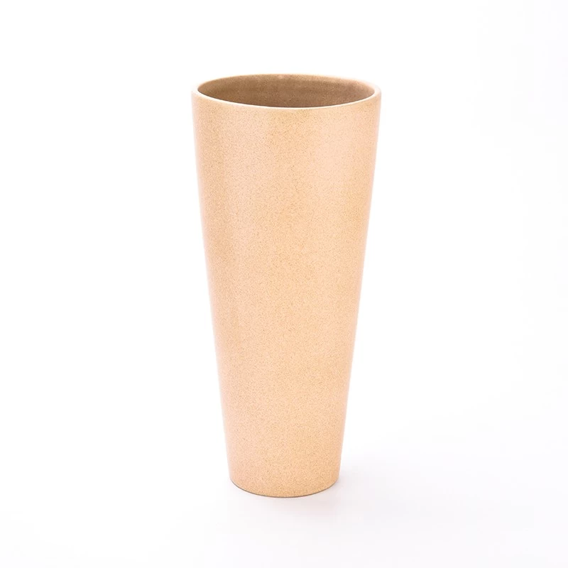 Large votive ceramic candle vase for soy wax ceramic candle jars candle holders