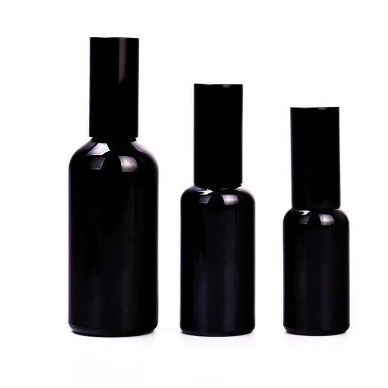 bán nóng chai xịt thủy tinh màu đen 100ml
