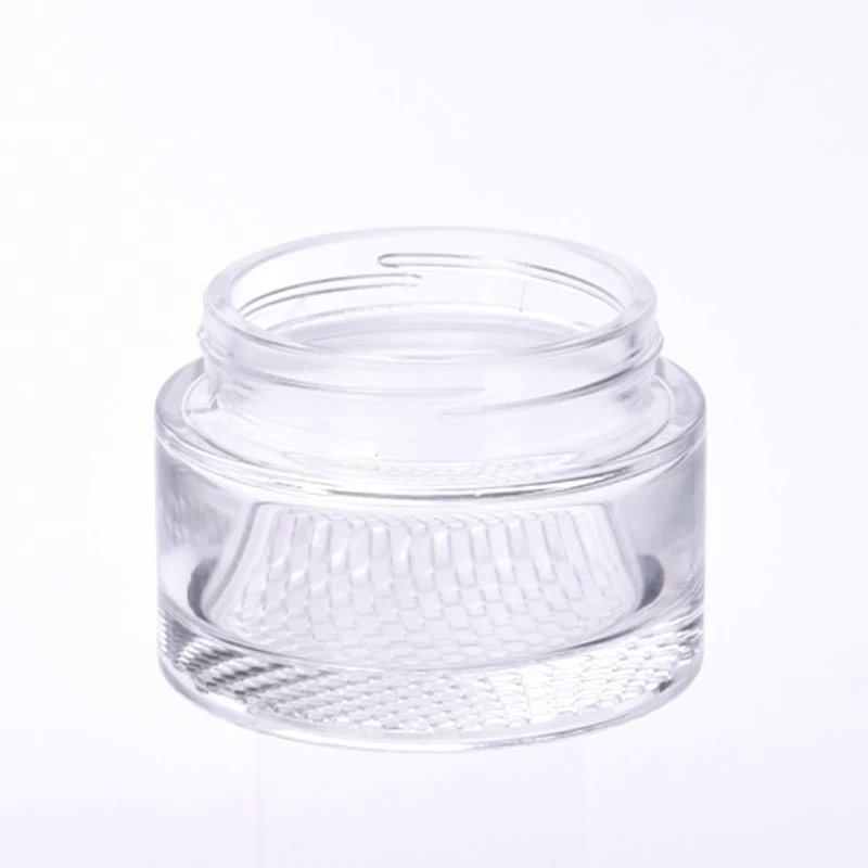 China hot sales 70ml empty cream glass jar manufacturer