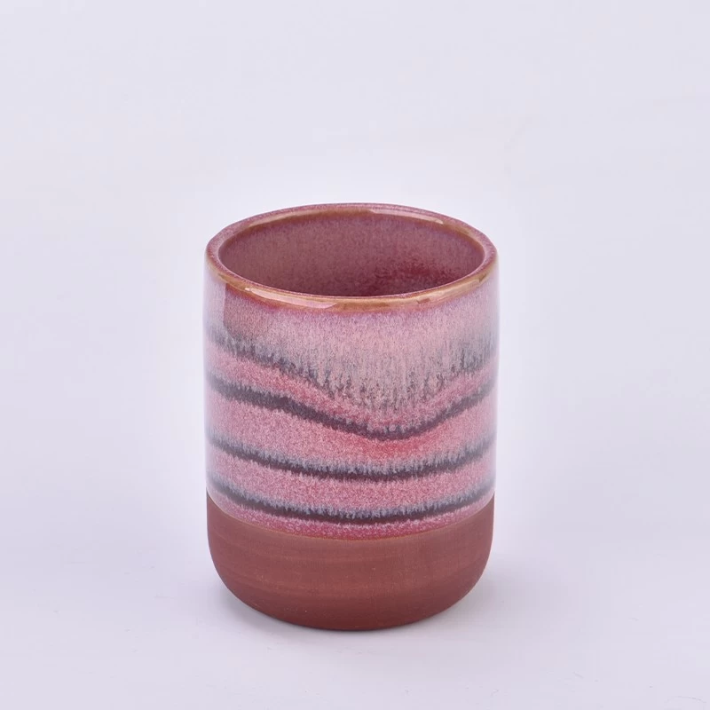 China 6-Unzen-Votivkerzengläser aus Keramik mit rundem Boden Hersteller