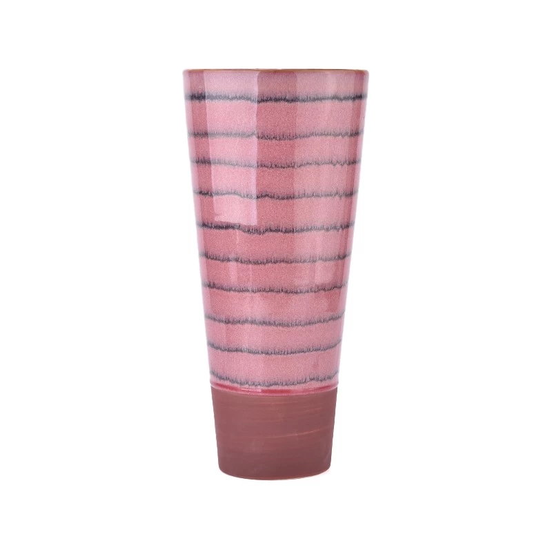 China decor de lux vaza ceramica cu geam inalt producător