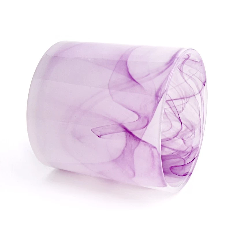 Wholesale 530ml  Luxury handmade large capacity glass candle container 