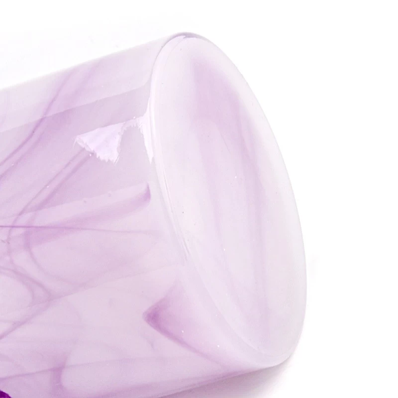 Wholesale 530ml  Luxury handmade large capacity glass candle container 