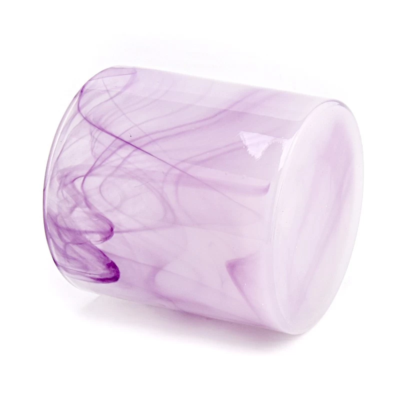 Wholesale 530ml  Luxury handmade large capacity glass candle container 