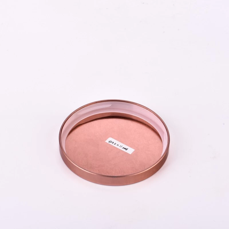 Wholesale customized size & color Metal Lids For Candle Vessel Tin Lids For Candle jars