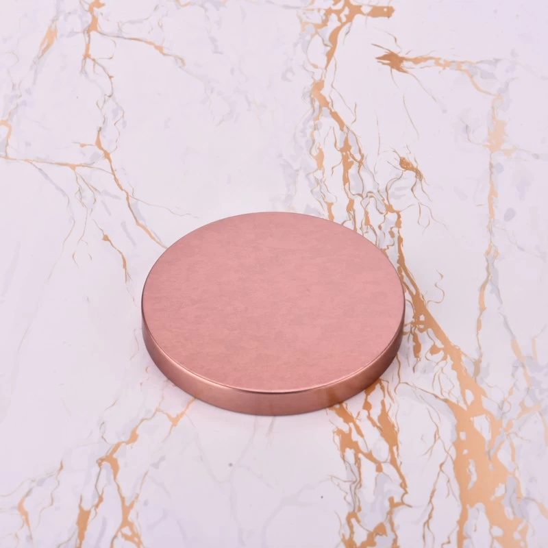 Wholesale customized size & color Metal Lids For Candle Vessel Tin Lids For Candle jars