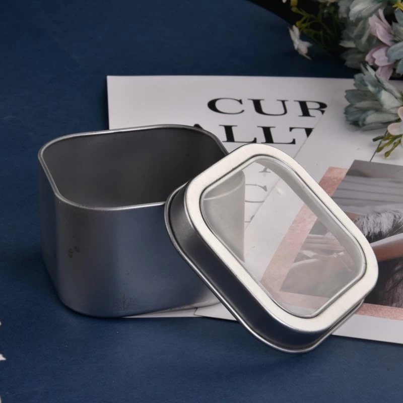 Tin Box for Candle Making Traval Tin Candle Boxes Wholesale